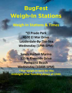 BugFest 2021 Weigh-In Stations
