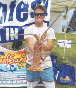 William Roughen of Fort Lauderdale caught this 4.9 pound “bug” during BugFest in 2019.